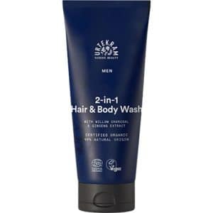 Urtekram 2-in-1 Hair & Body Wash: Praktische Verzorging voor Haar en Lichaam De Urtekram 2-in-1 Hair & Body Wash biedt een handige en multifunctionele oplossing voor een grondige reiniging van haar en lichaam. Deze alles-in-één formule is perfect voor een snelle, maar effectieve verzorgingsroutine. Voordelen van Urtekram 2-in-1 Hair & Body Wash: Tijdbesparend Gemak: De 2-in-1 formule maakt het reinigen van zowel haar als lichaam snel en eenvoudig, ideaal voor drukke ochtenden of na een actieve dag. Milde Reiniging: De formule reinigt grondig, maar toch mild, zonder de natuurlijke oliën van huid en haar te ontdoen, waardoor ze zacht en gehydrateerd blijven. Natuurlijke Ingrediënten: Urtekram staat bekend om het gebruik van natuurlijke, biologische ingrediënten, vrij van agressieve chemicaliën, om een zachte en effectieve formule te bieden. Multifunctionele Verzorging: Deze alles-in-één wash is ideaal voor dagelijks gebruik, geschikt voor haar en lichaam, waardoor het een praktische keuze is voor het hele gezin. Verkwikkende Geur: De milde, natuurlijke geur zorgt voor een verfrissende ervaring tijdens het douchen, waardoor haar en lichaam fris aanvoelen. Urtekram 2-in-1 Hair & Body Wash biedt praktische verzorging voor het haar en het lichaam in één handige fles. Geniet van de efficiëntie en het gemak van deze alles-in-één formule, en ervaar een frisse, schone sensatie van top tot teen.