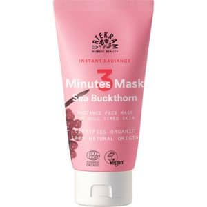 Urtekram 3 minutes mask Sea Buckthorn Urtekram 3 Minutes Mask Sea Buckthorn biedt een verjongende en revitaliserende behandeling voor je huid. Doordrenkt met de voordelen van Sea Buckthorn, een natuurlijk ingrediënt dat bekend staat om zijn herstellende eigenschappen. Dit masker biedt in slechts 3 minuten een diepe verzorging, waardoor je huid wordt vernieuwd en verkwikt. Geschikt voor de doffe en vermoeide huid. 