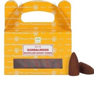 Satya Sandalwood black flow cones