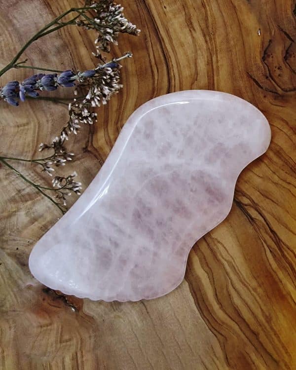 GUa Sha massage rozenkwarts